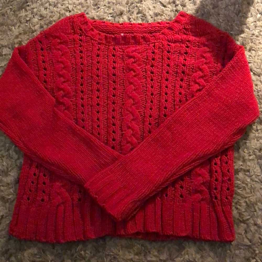 Red sweater